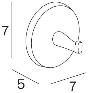 INDA® Крючок для халата гостиницы Hotellerie A04200 - Вид №1