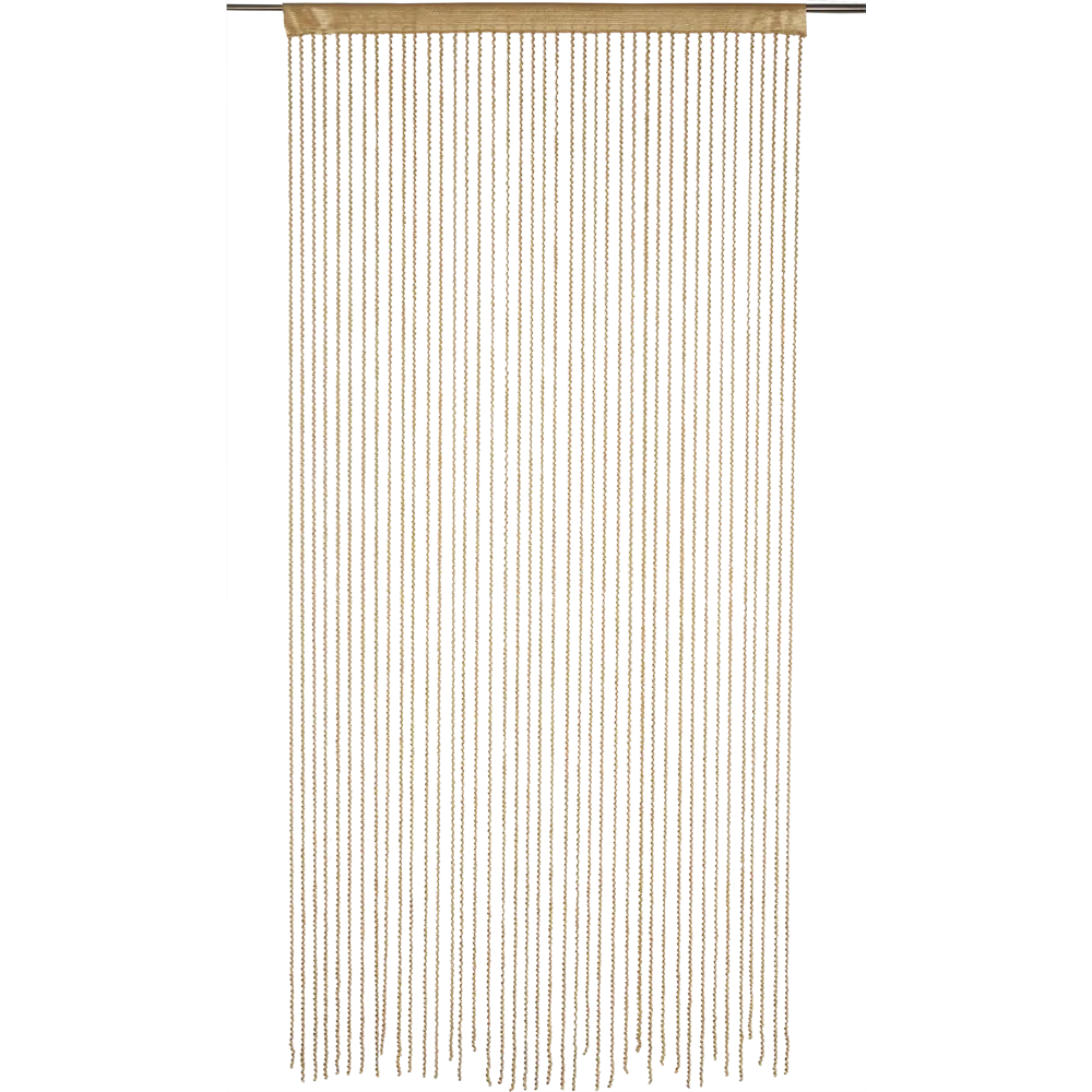 Штора нитяная «Макарони» 150x280 см однотон цвет золотистый INSPIRE STLM-2043828