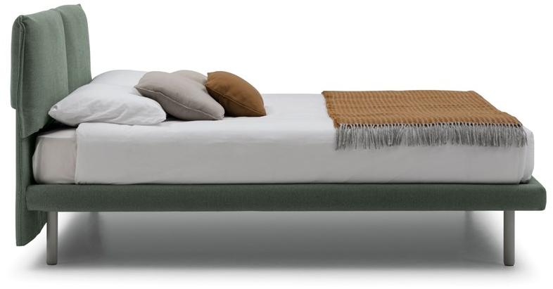 Bolzan Letti Кровать двуспальная с обивкой Iorca sun-id-1509629 - Вид №4