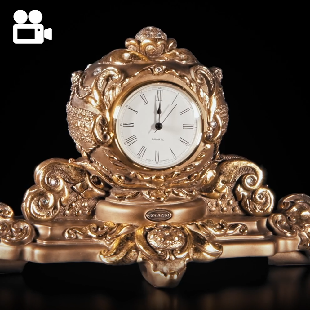42017 Часы настольные Райское яблоко Бронза BOGACHO 4627138242650