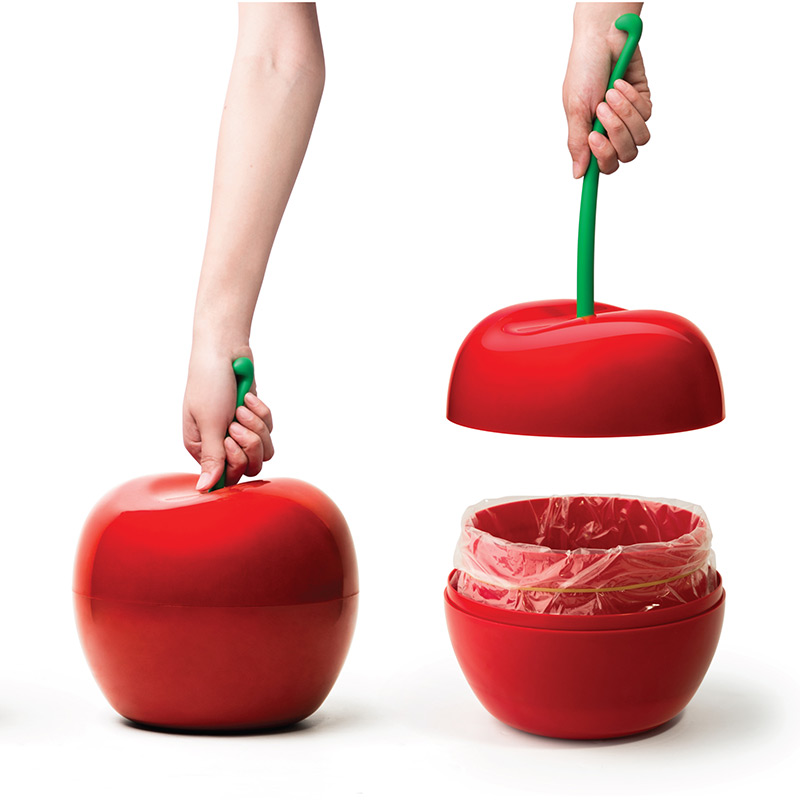 Корзина для мусора Cherry Qualy QL10128RD - Вид №2