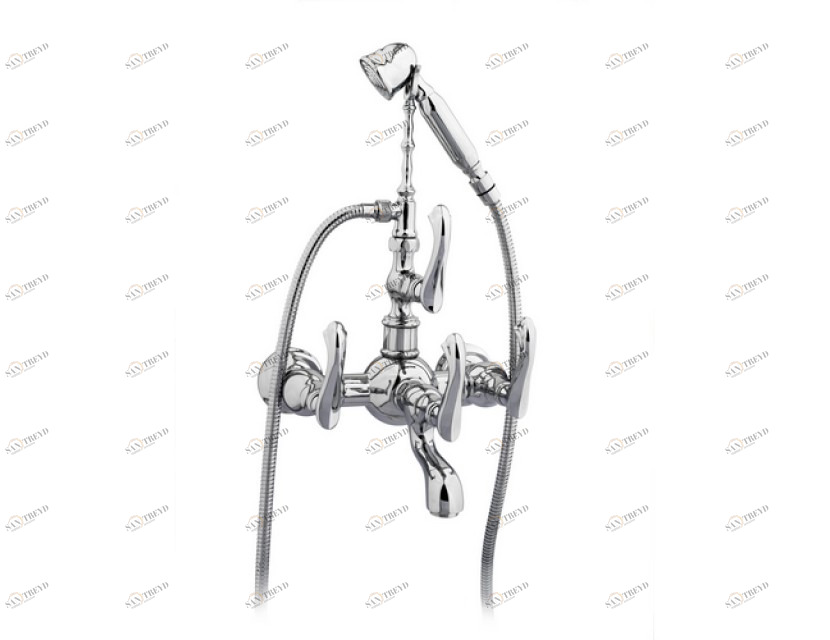035016.J00.50 Душевой набор для ванны Яркий хром Mestre Oman