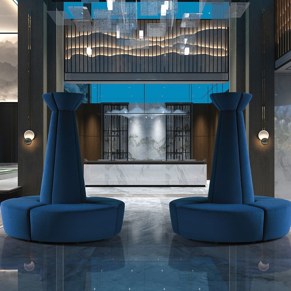 Тканевый диван с высокой спинкой Caimi Brevetti SNOWKING ARCH-00104220 - Вид №7