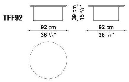 B&B Italia Журнальный столик / поднос из стали Fat sun-id-1436165 - Вид №10