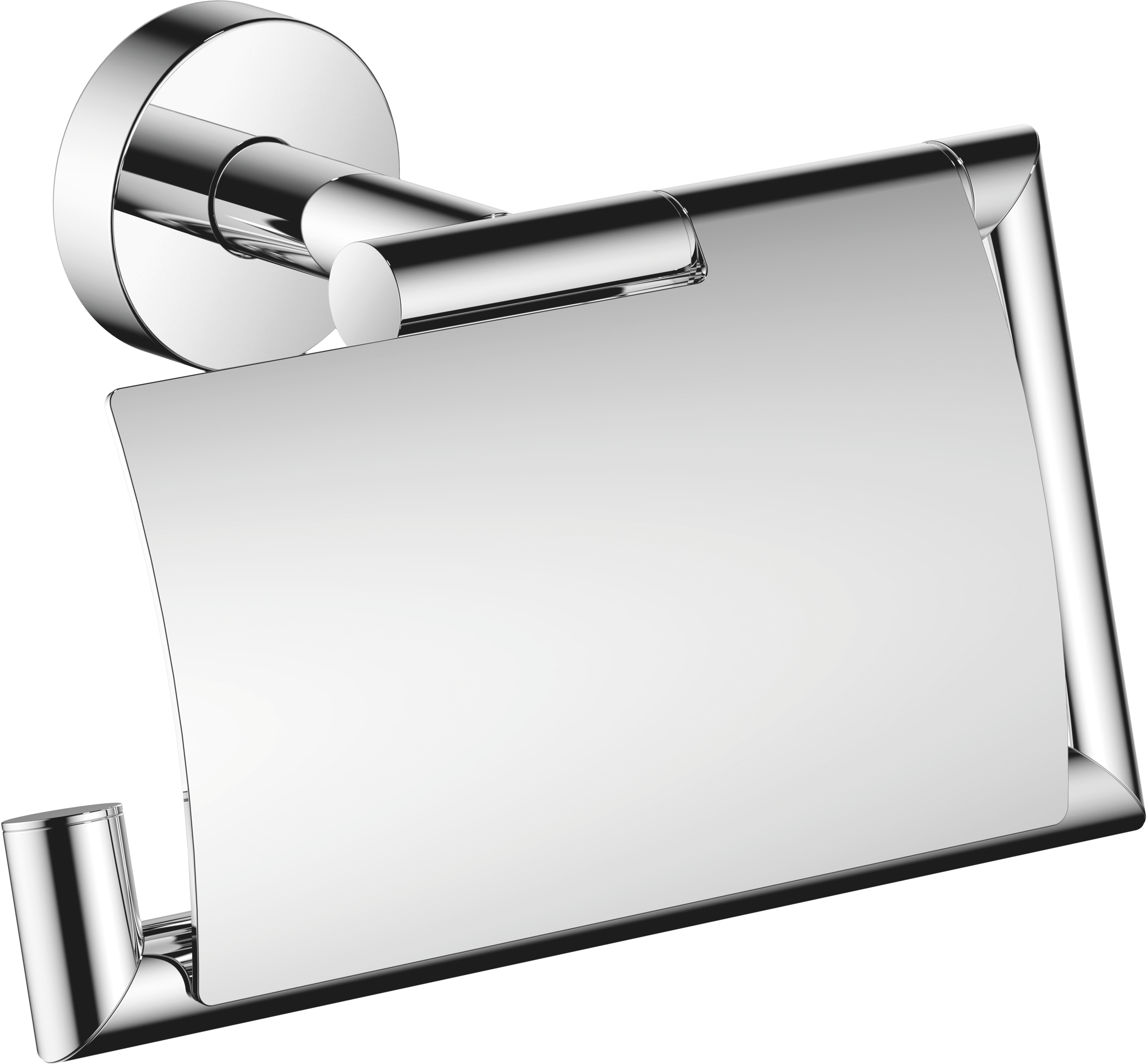 Держатель салфеток с крышкой - Хром