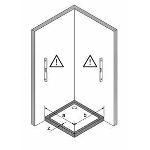 B9613L01TR Polaris Сollection душевая зона  Samo 40380 - Вид №1