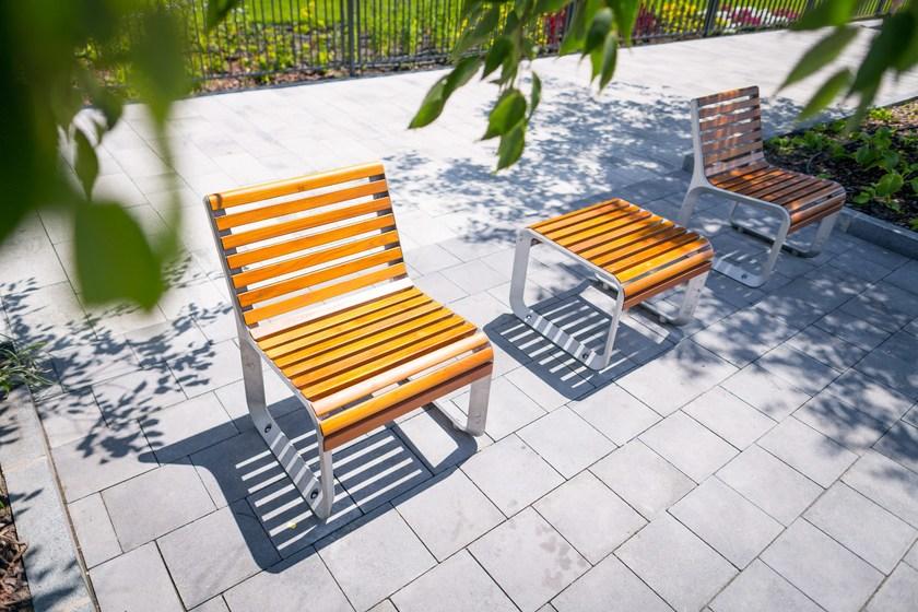 mmcité1 Садовый стул из алюминия и дерева Portiqoa Pqa152  - Вид №8