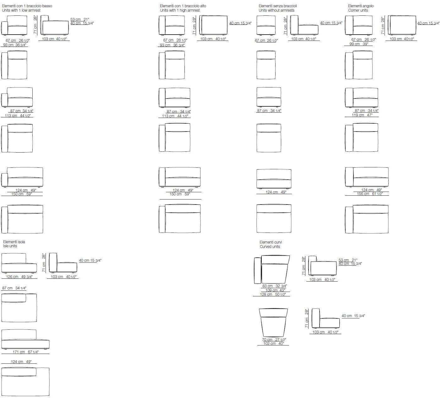 arflex 3-х местный кожаный диван с обивкой Marechiaro xiii sun-id-1509432 - Вид №1