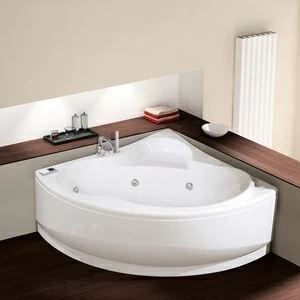 Ванна Hydromassage Novellini UNA с набортным смесителем и боковой панелью
