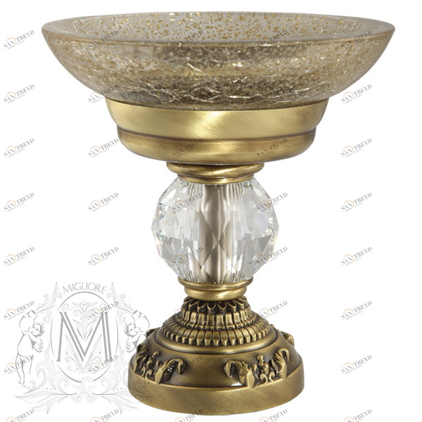 Мыльница MIGLIORE.CRistalia ML.CRS-60.211.BR - бронза 