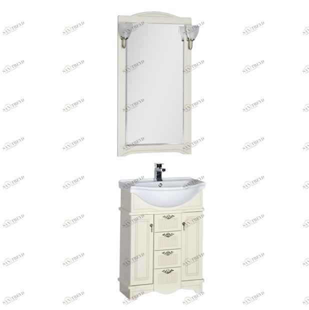 Комплект мебели Aquanet Луис 65 бежевый 00171818