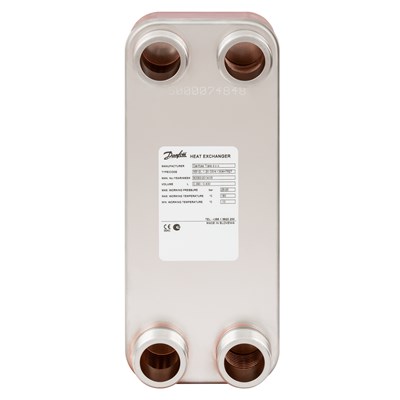 Danfoss Паяный пластинчатый теплообменник одноходовой серии XB12 XB 12M-1-60 PN25 паяный ТО 004H7548 