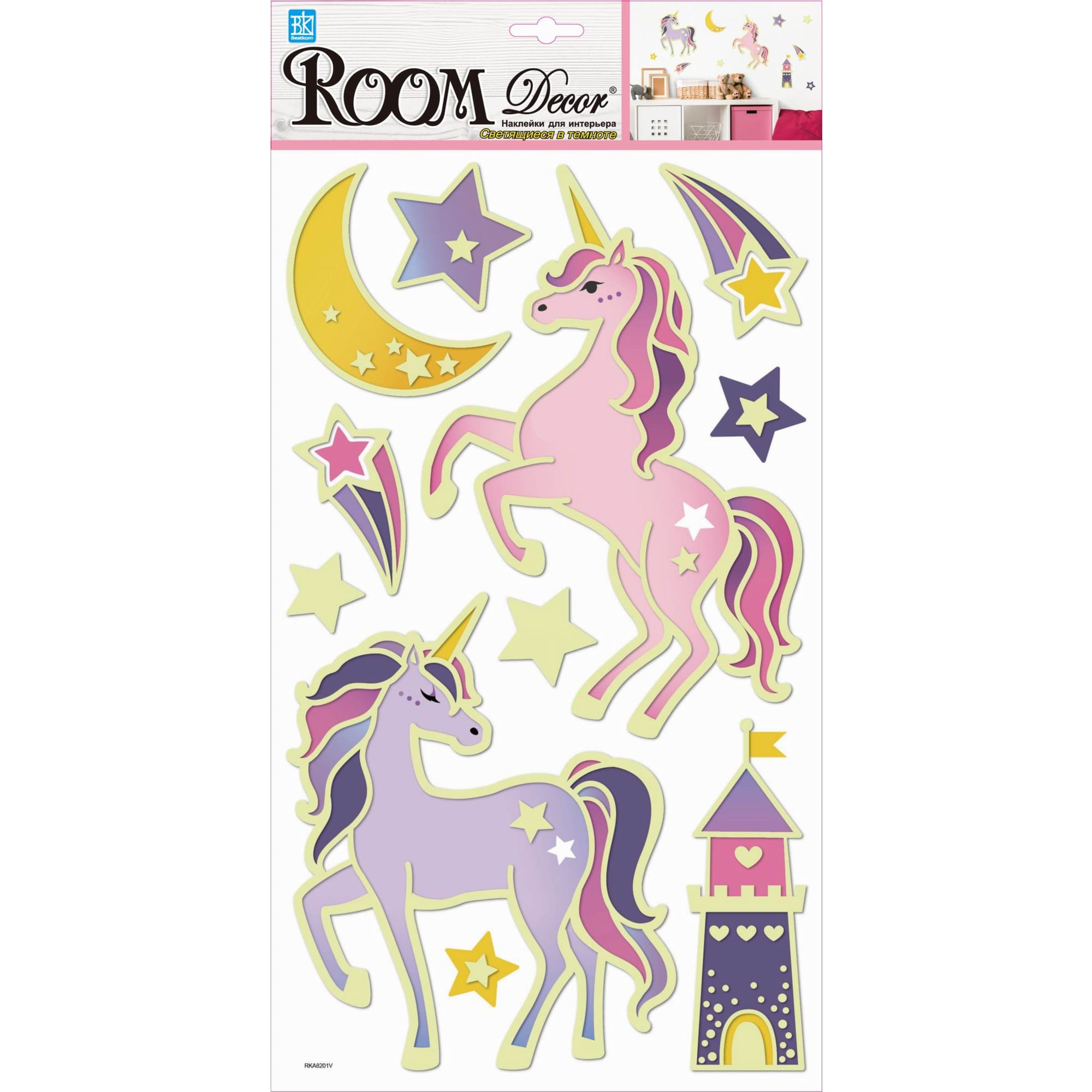 88662241 Наклейка "Единорог" RKA 8201, 1 шт Santreyd  - Вид №2