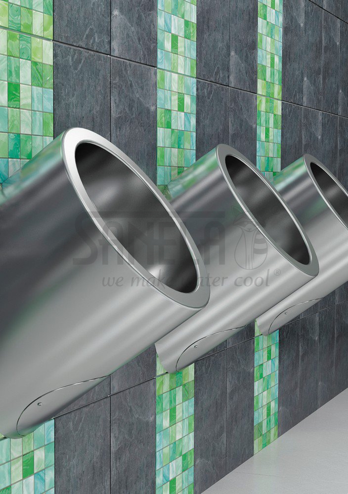 91090 Антивандальный нержавеющий подвесной писсуар SANELA  - Вид №1