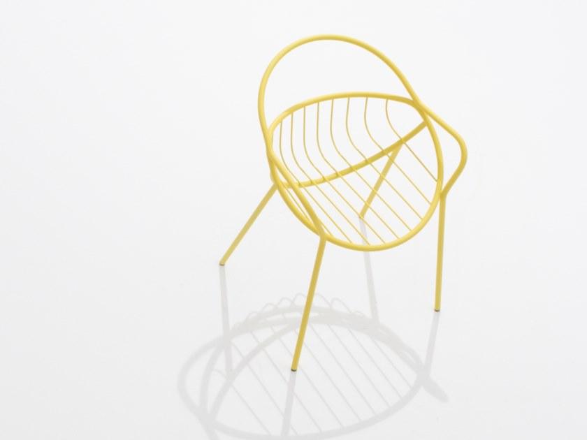 Garda Furniture Садовое кресло из стали с порошковым покрытием с открытой спинкой Nuvoletta Gn01be - Вид №3