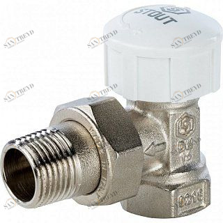 Клапан термостатический угловой STOUT 1/2" SVT0002000015
