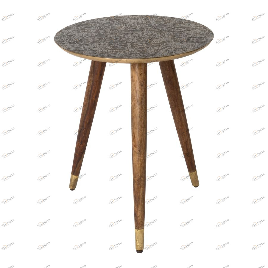 Столик Bast серый Dutchbone 2300055