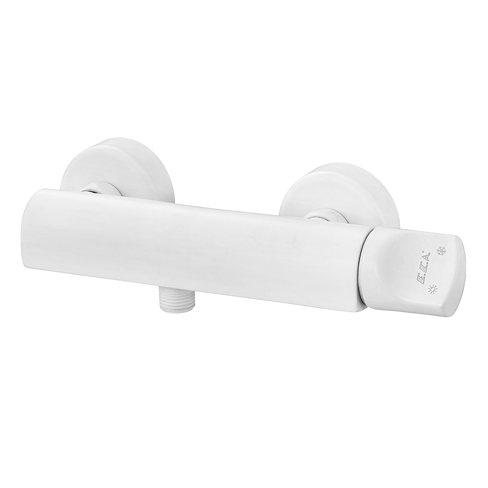 102154023c4  Смеситель для душа Myra - белый матовый Eca 