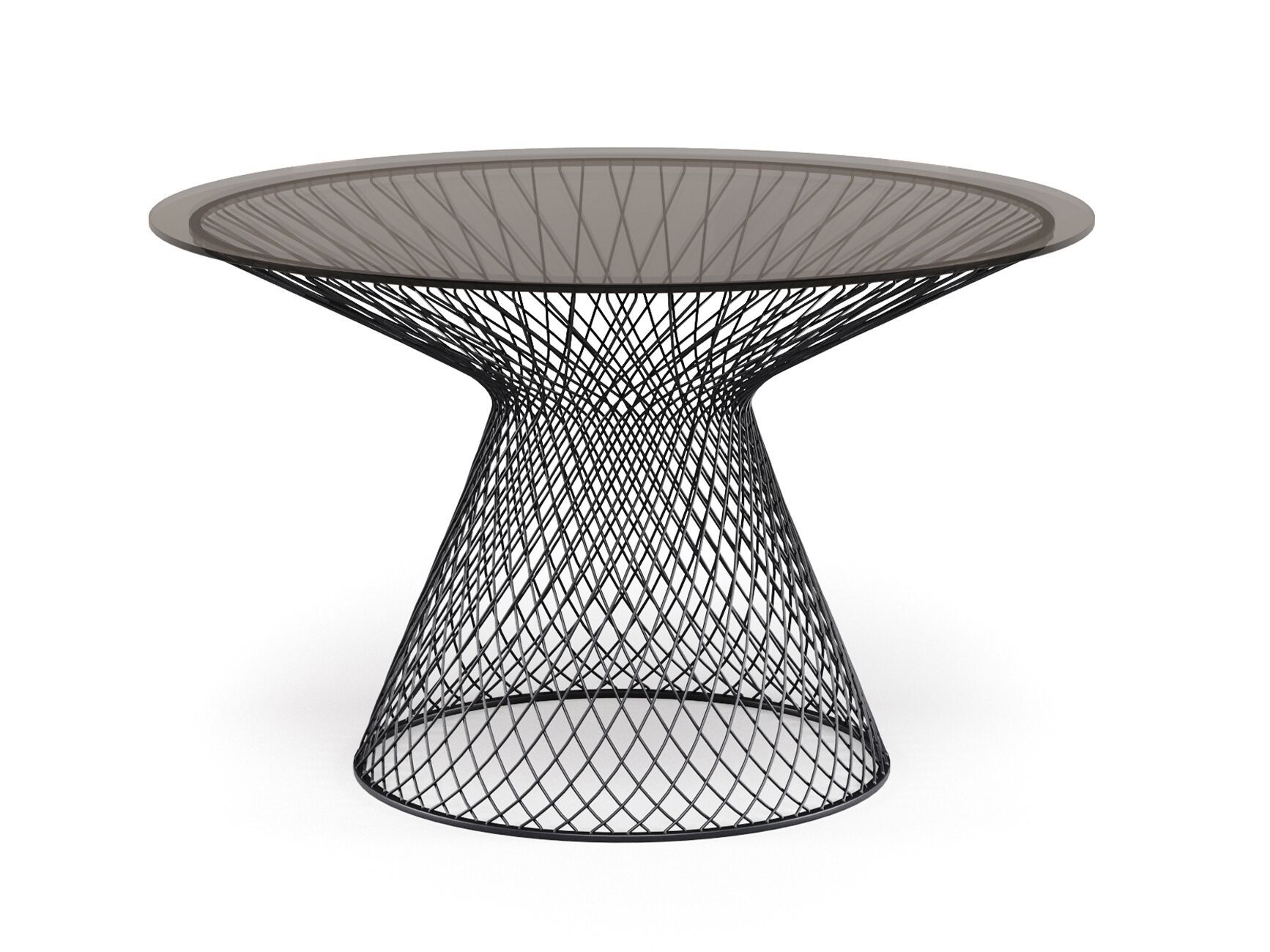 Круглый стальной и хрустальный садовый стол emu Heaven ARCH-00112747