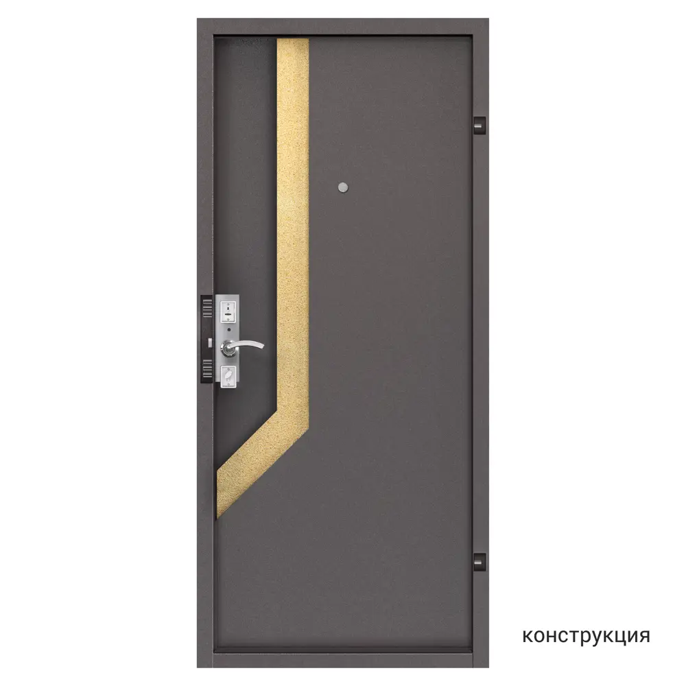 Дверь металлическая Стеф Блок, 960 мм, левая, цвет коричневый TOREX STLM-2183608 - Вид №7