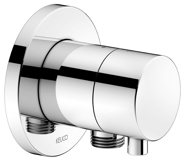 59556171101 Встраиваемый переключатель на 2 потребителя с выводом для шланга DN 15 KEUCO IXMO - Вид №1