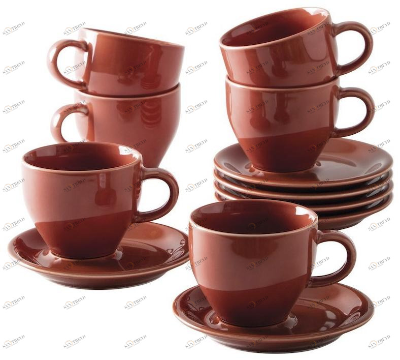 1TG175A93020W Homestyle белые кружки кофе набор 12tlg. сиена красный Kahla-porzellan 