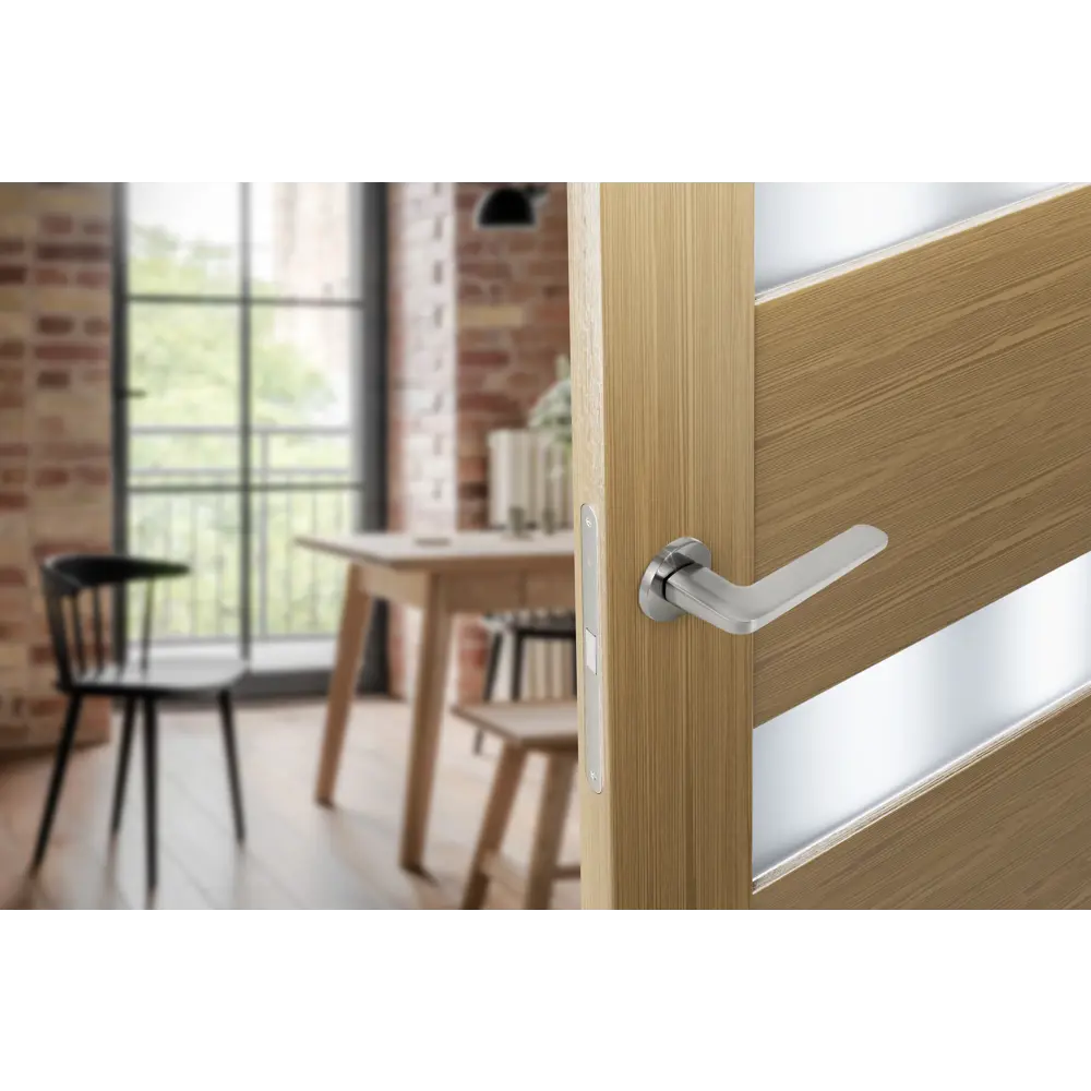 Дверные ручки EDSON EDS-109H-R2 в цвете никель для межкомнатных дверей 85168671 STLM-0059347 - Вид №8