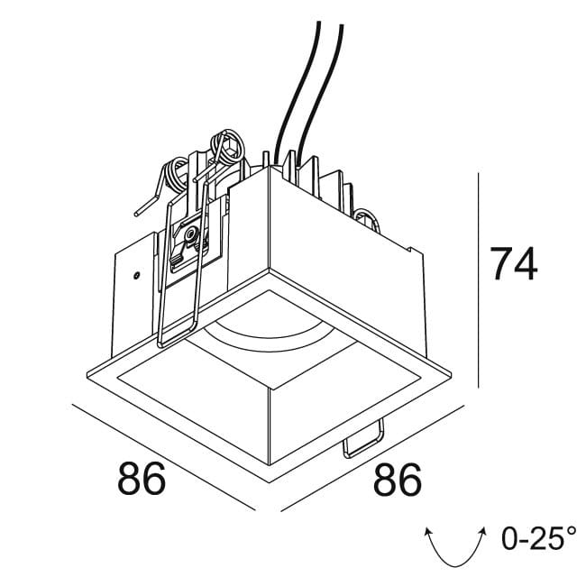Утопленный светодиодный прожектор Deltalight Carree ARCH-00123410 - Вид №2