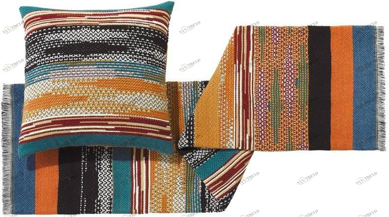 MissoniHome Плед жаккардовый многоцветный в цвете лана Modern iconic sun-id-1507877