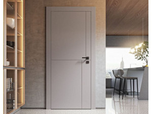 Лакированная распашная дверь