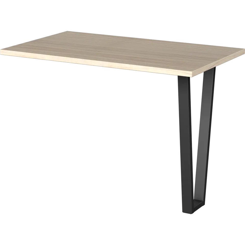 Подстолье для обеденного и письменного стола 71 см сталь цвет черный глянцевый DUCKANDDOG STLM-2155691 - Вид №4