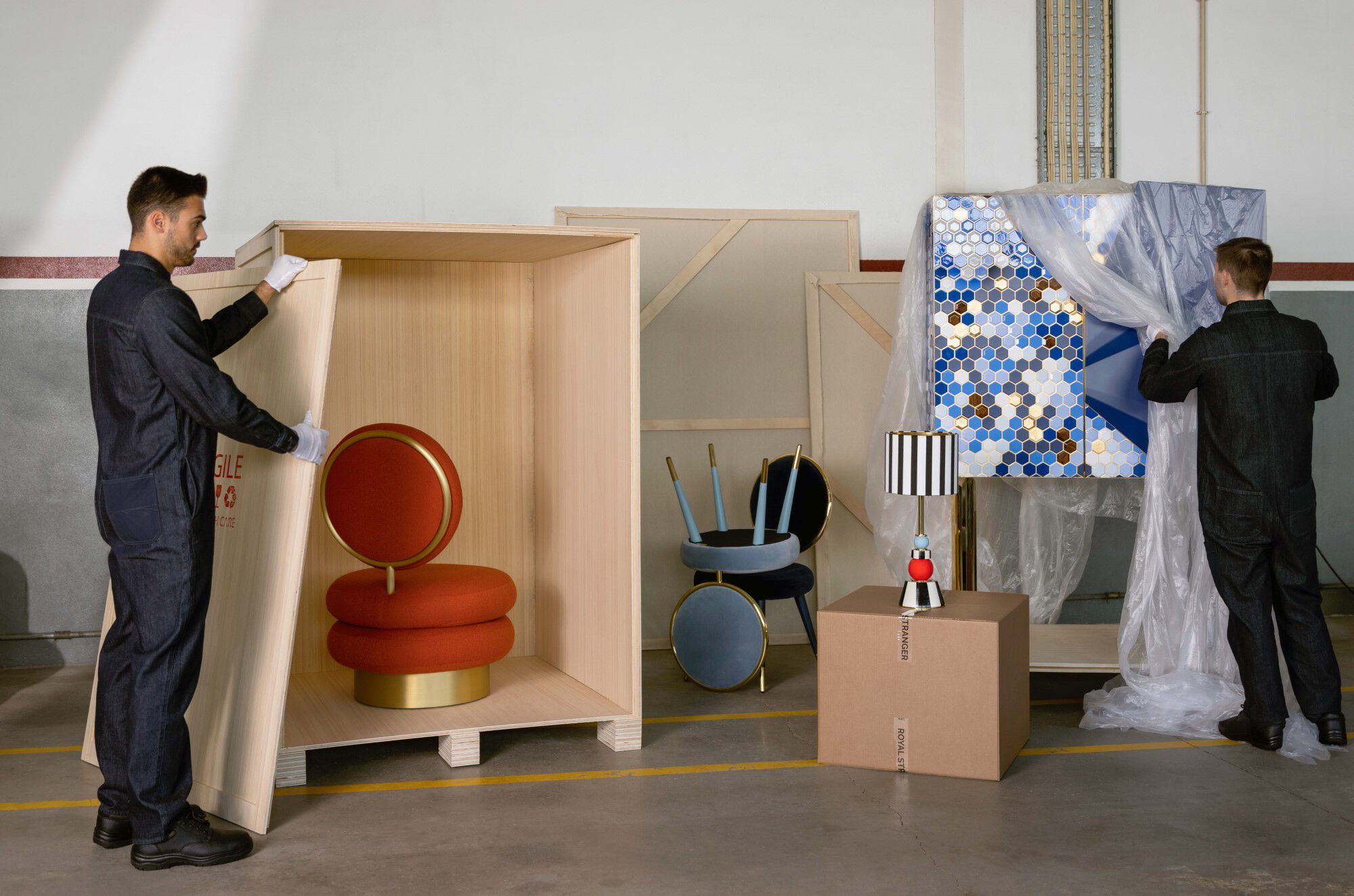 Бархатное вращающееся кресло ROYAL STRANGER GRACE ARCH-00114099 - Вид №8