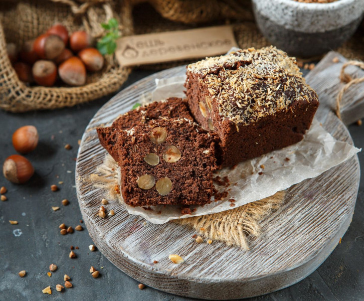 5317 Мини-десерт "Брауни из зеленой гречки" Вкусляндия  - Вид №1