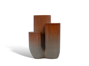 Круглый бетонный журнальный столик