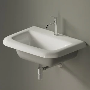 ACER07661RZL Подвесная раковина настенная прямоугольная Agape  серая