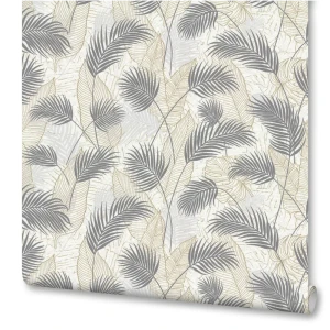 Обои флизелиновые Артекс Пальмира серые 1.06 м 20174-05