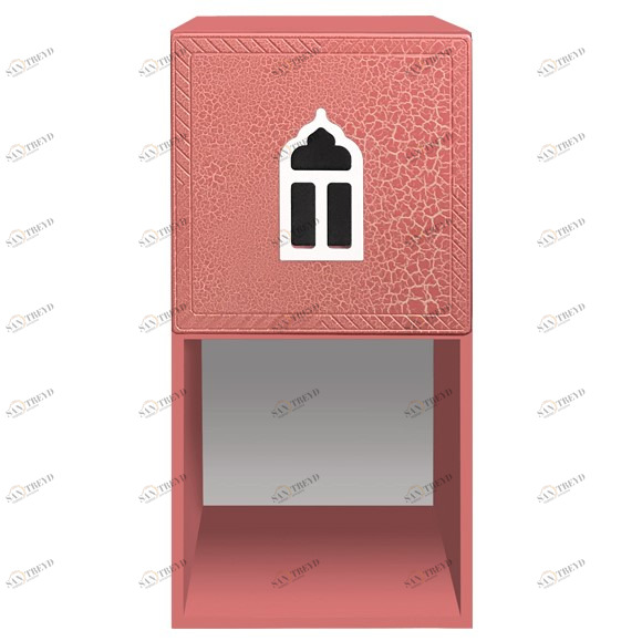 Полка детская вертикальная "Венеция-1" МАНДАРИН ВЕНЕЦИЯ 178670 Красный Santreyd