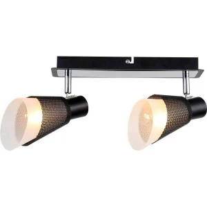 Спот потолочный на 2 лампы черный Vesto 2023/02/02C STILFORT VESTO 00-3926770 Черный