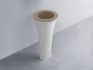 AMLA45-AN+AMPILT-AG+AMCOLT-BL Раковина Amedeo Tondo отдельностоящая cielo Enjoy + Amedeo
