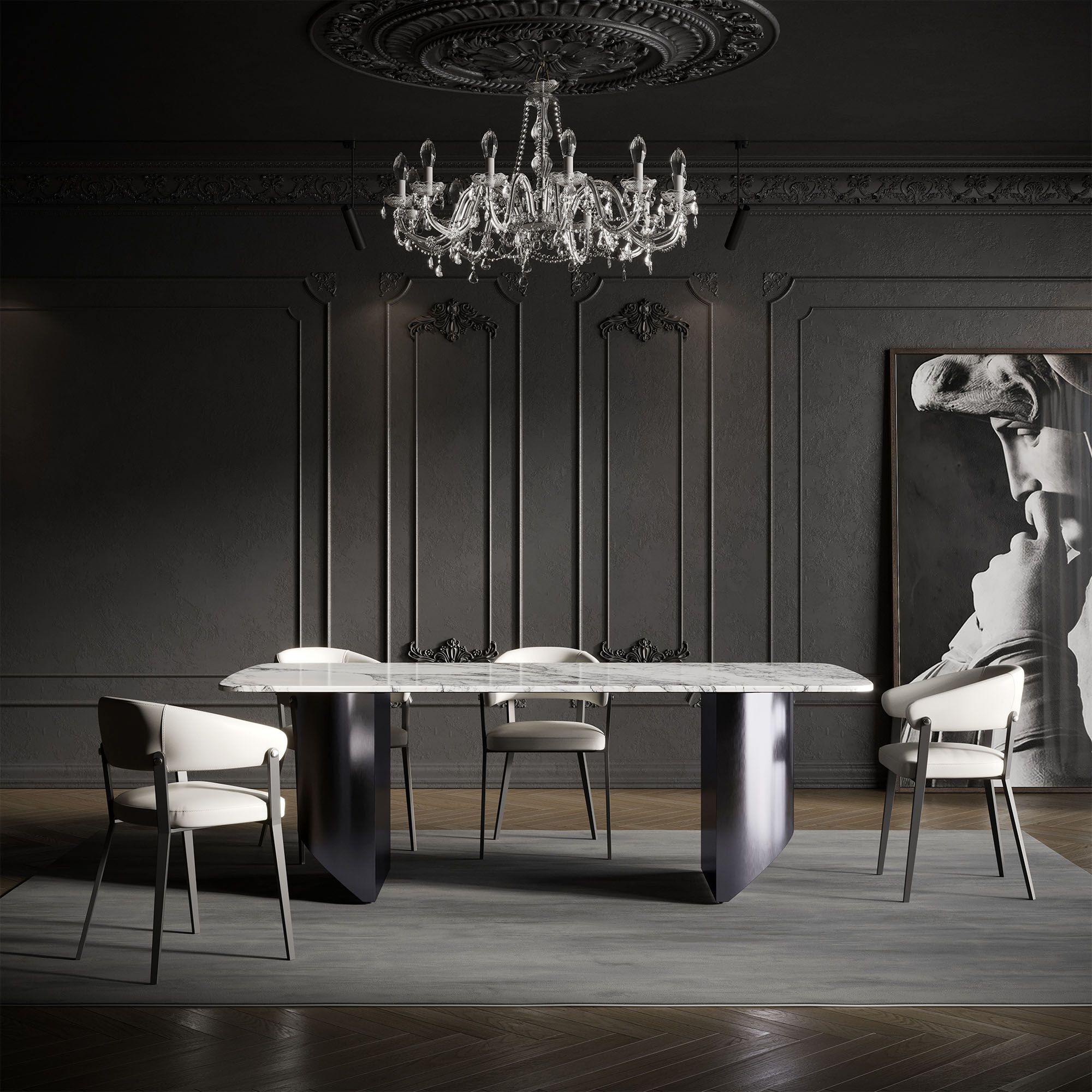 Прямоугольный стол из спеченного камня GIULIA GRILLO GALAXY ARCH-00092367 - Вид №5