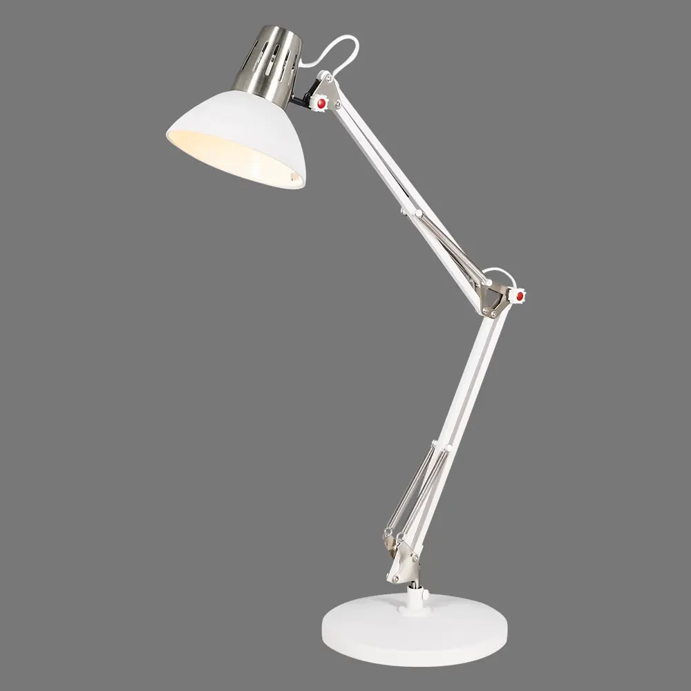 Рабочая лампа настольная Camelion Berlin, цвет белый/хром STLM-2186275 - Вид №1