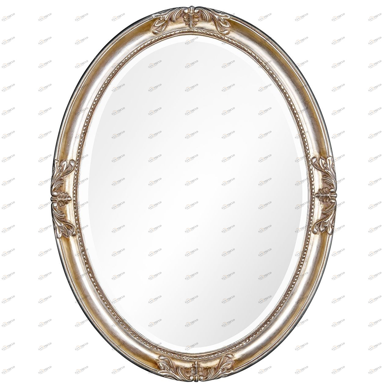 Зеркало настенное 82х62 см античное серебро Parigi Silver ART-ZERKALO ДИЗАЙНЕРСКИЕ 00-3884070 Зеркальный;серебро 