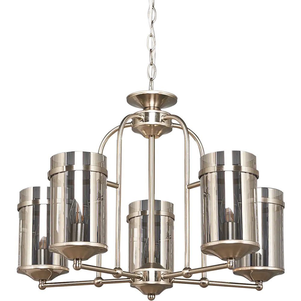 Люстра «Greta» 1267/5 E14X5X40 Вт, цвет никель 81966660 STLM-2132946 JLIGHT  - Вид №1