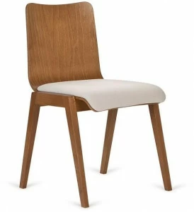 Paged Штабелируемый стул из бука со встроенной подушкой