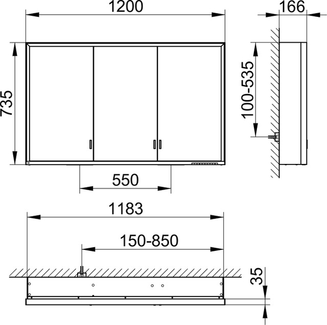14305172303 Зеркальный шкаф KEUCO Royal Lumos - Вид №2