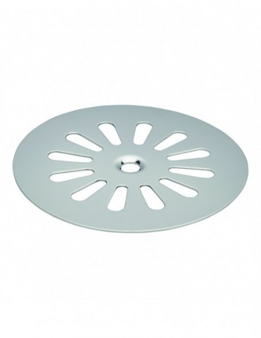 056400 000 00  Решетка из нержавеющей стали Д. 85 мм, для сливной раковины Д. 60 мм, нержавеющая сталь Valentin Сталь  - Вид №1