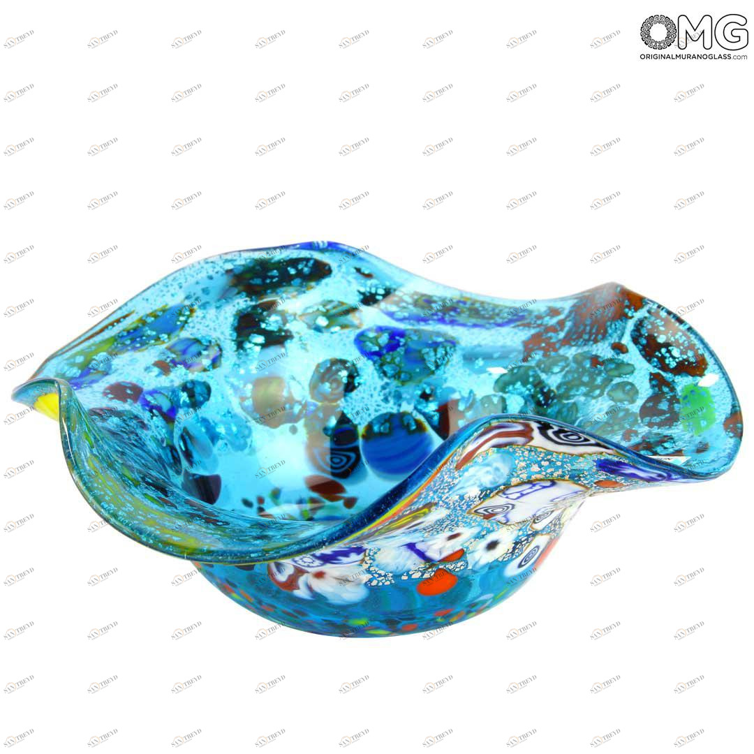 4853 ORIGINALMURANOGLASS Вазочка 19 см 