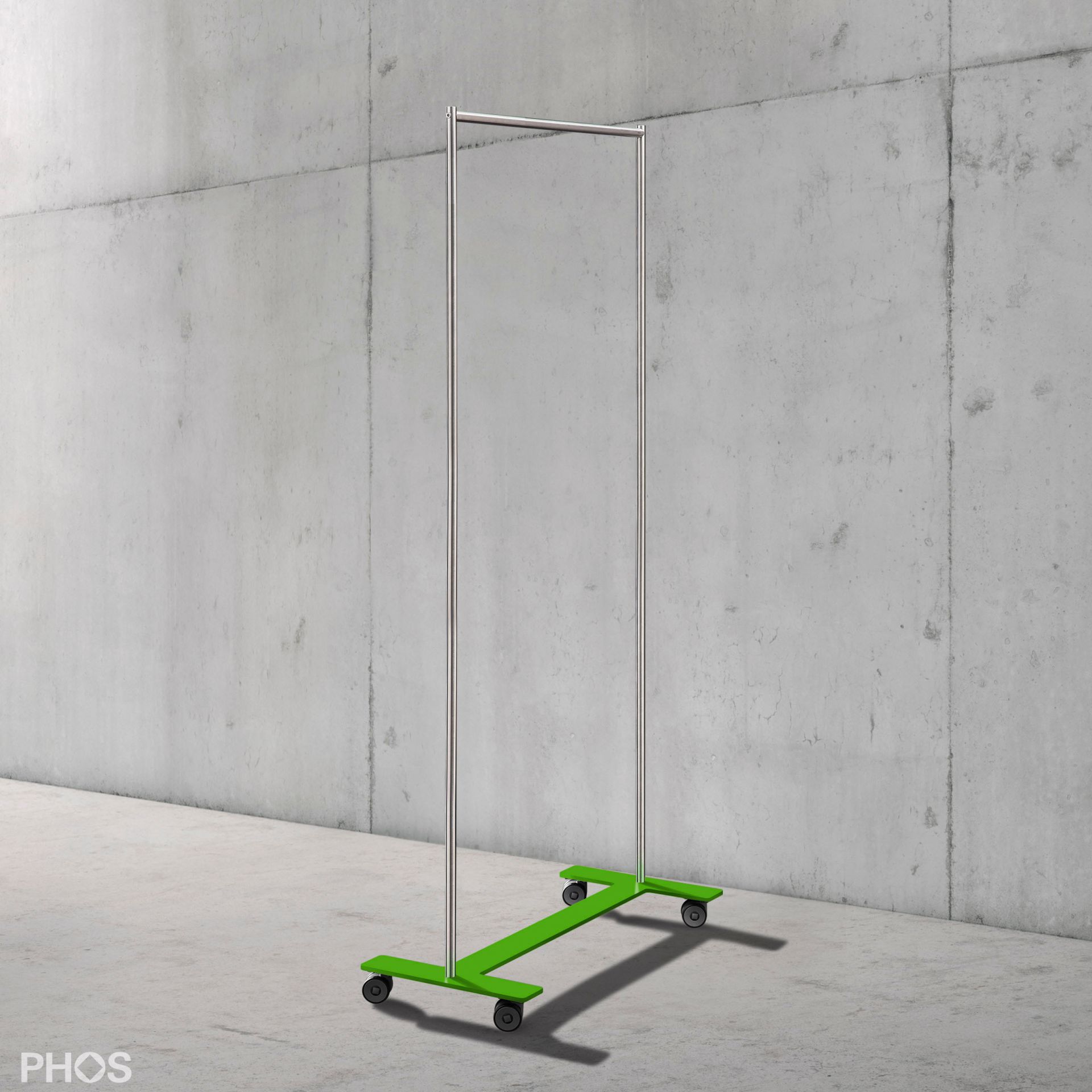 GWT1-BPGr Платяной шкаф Twin Pur с платяной штангой, основание: зеленое. PHOS 