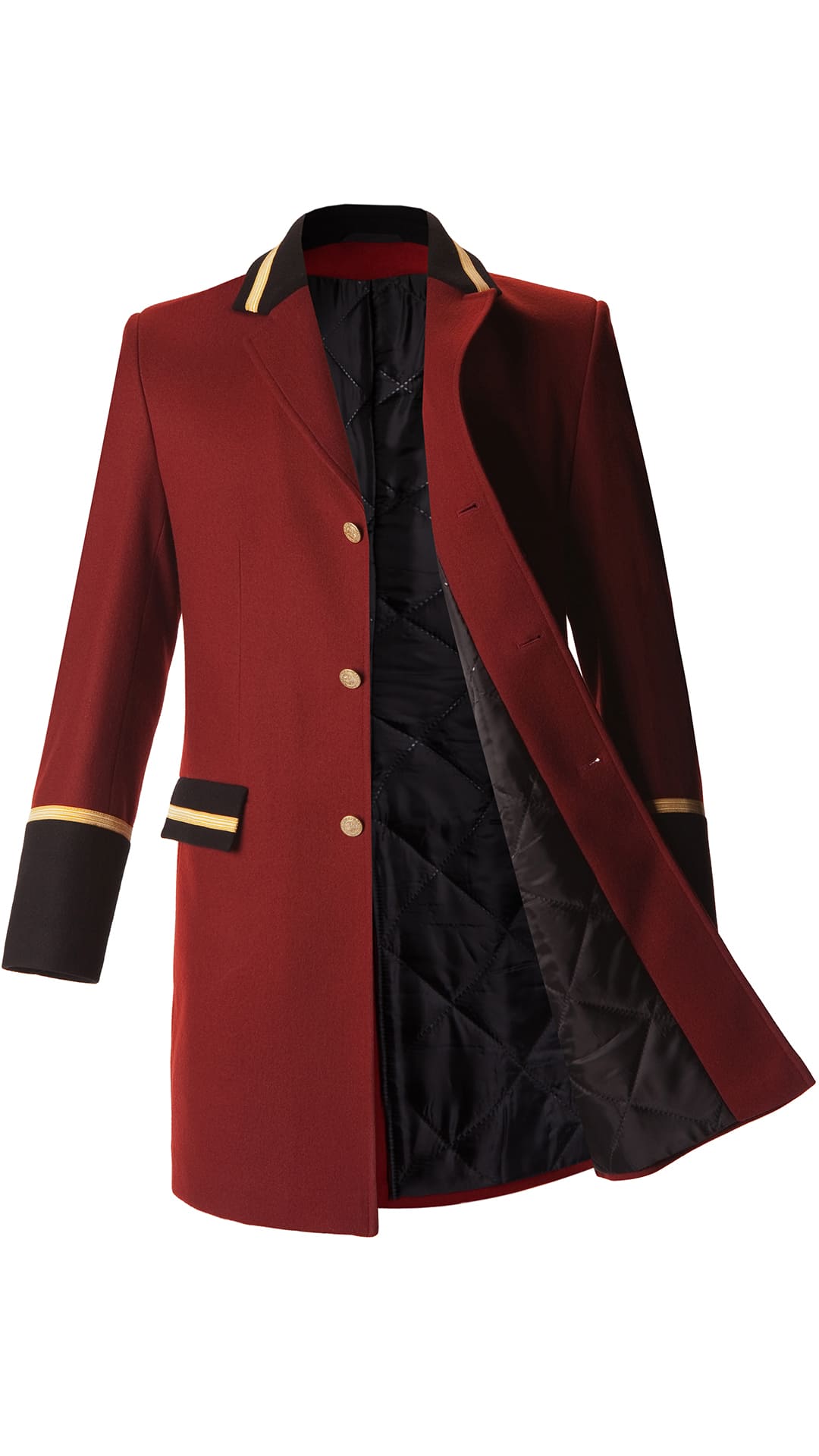 67719 Жакет удлиненный  Швейцар bordeaux (бордо) El-Risto  Бренд "El-Risto" (Эль Ристо), каталог товаров размер 46/176  - Вид №2