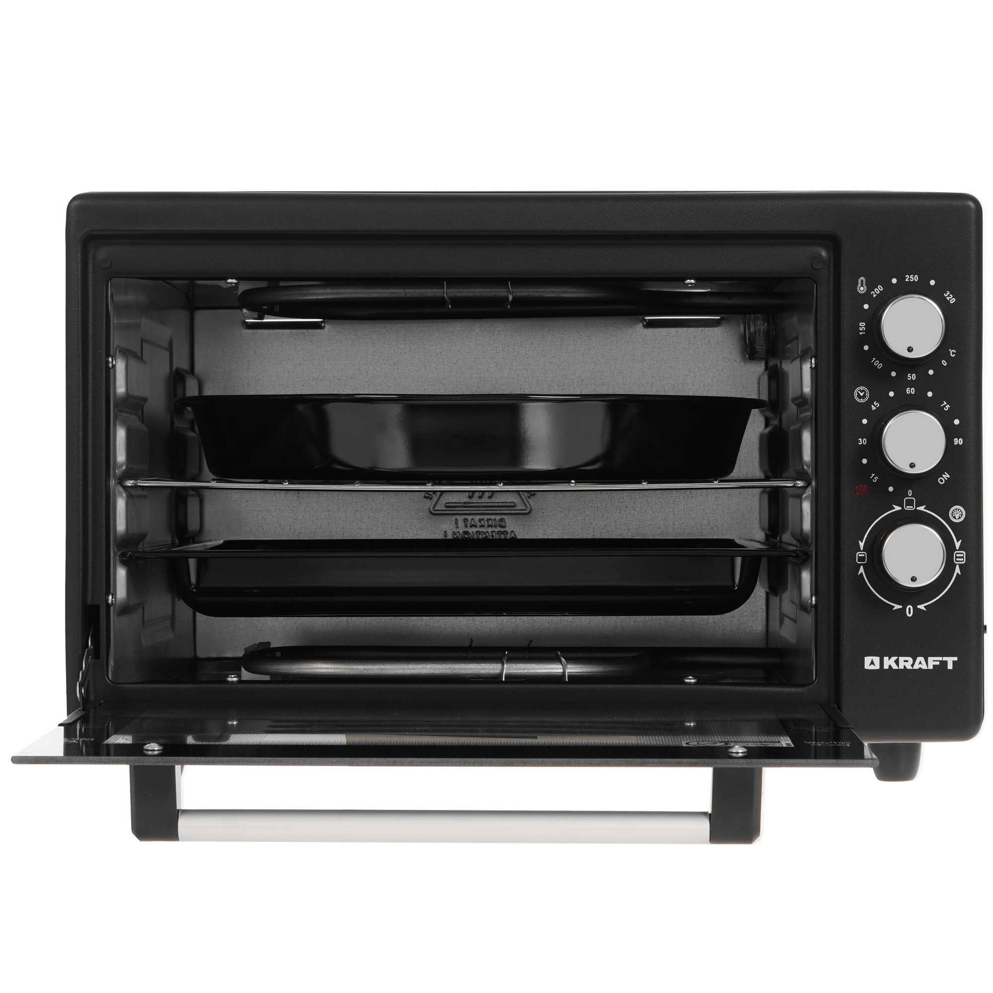 8108441 Мини-печь Kraft KF-MO 3801 BL черный STDN-0069253 - Вид №5